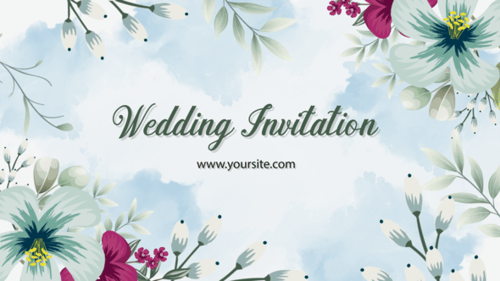 Romantic Wedding Invitation