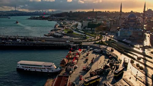Stau in Istanbul bei Eminonu