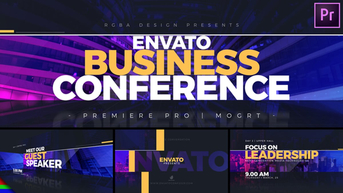 Modern Corporate Event Conference Promo, Video Displays ft. conference ...