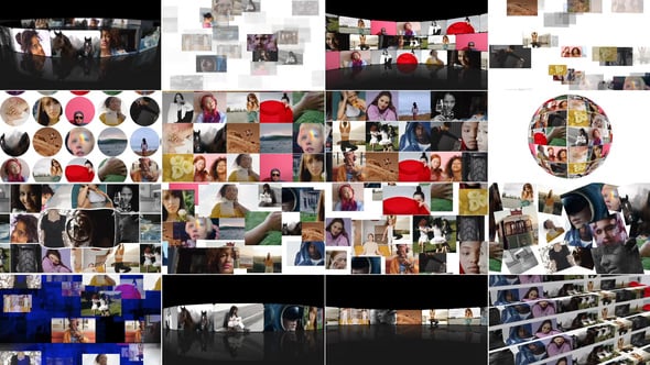 Dynamic Multi-Screen Video Wall Layouts and Transitions, Video Displays ...