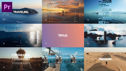 Stomp Travel Commercial Promo / Dynamic Typography Opener / Clean Montage Reel / Adventure Slideshow