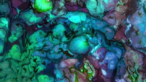 Abstract Colorful Invert Sacral Paint Exploding Texture 533