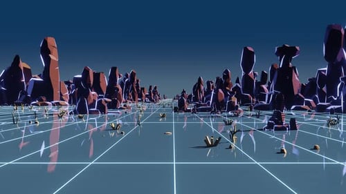 Dark empty planet