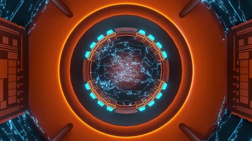 Flying through the energy tunnel and around the discharges of electricity