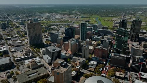 Downtown Fort Worth Aerial View