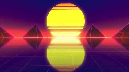 Retro-Hintergrund 4k