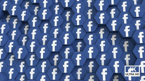 Facebook sechseckiger Hintergrund