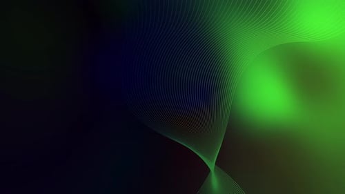 Animated Digital Colorful Gradient Particle Line Wave Twisted Animation Background