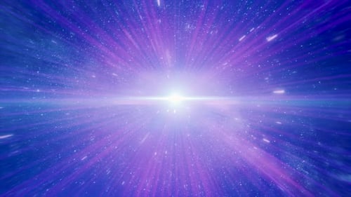 Futuristic Light Speed Hyperspace Tunnel Animation