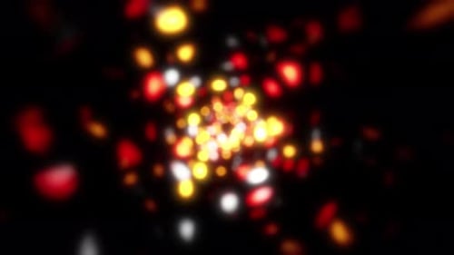 Abstract Light Particle Tunnel Background Loop