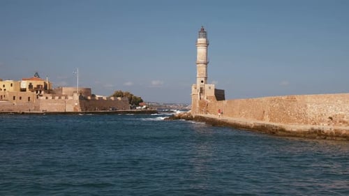 Old Lighthouse In Chania Crete