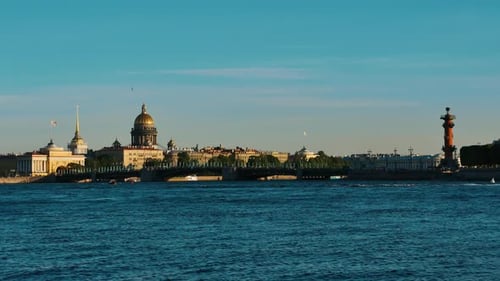 Saint Petersburg Cityscape with River and Buildings