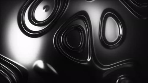 Fluid Abstract Metallic Liquid Waves Motion Background