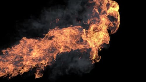Feuer lodert