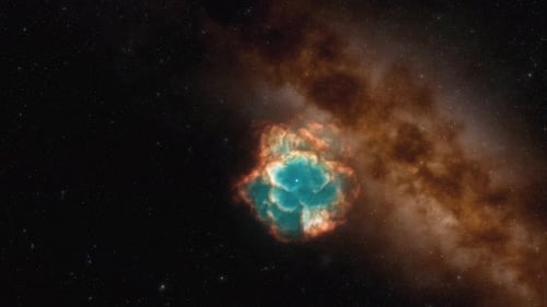 Hypnotic Cosmic Nebula in Deep Space Animation