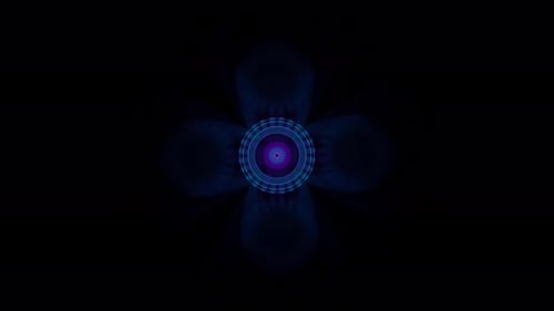 Futuristic HUD Geometric Circle Logo Reveal