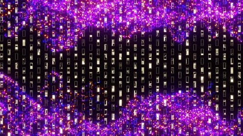 4K Blockchain Network Animation Digital Cryptocurrency | Technology Background Loop