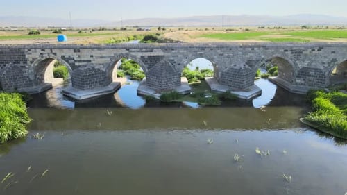 old bridge drone