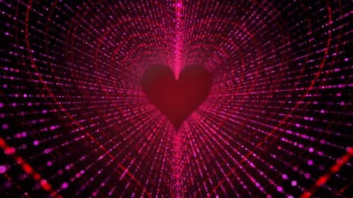Heart Tunnel Background