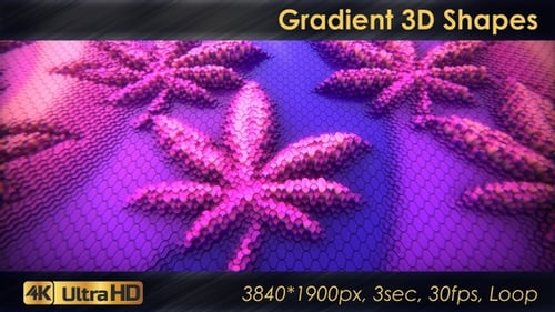 3D-Formen mit Farbverlauf