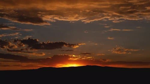 Glorious Desert Sunrise Time Lapse