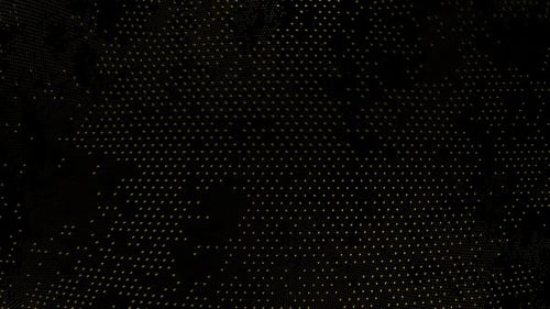 Digitales Mond 3D Hologramm Gold