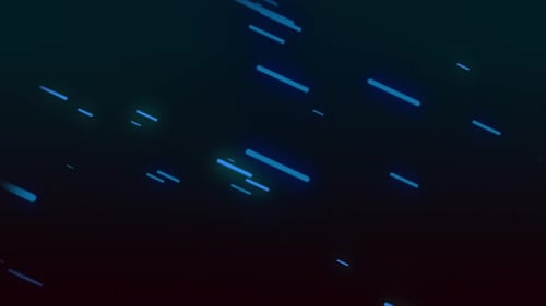 Fond géométrique de lignes de néon directionnelles abstraites