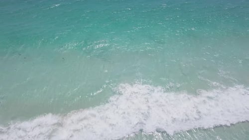 Sand, Wellen, Küste, Strand - Drohnenaufnahme 1