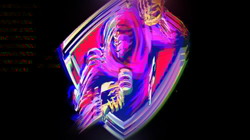 Dynamic Glitch Logo Reveal