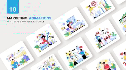 Marketing Animations - Flat Concept