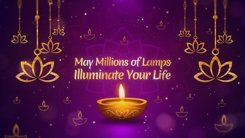 Elegant Diwali Festival Greeting Titles