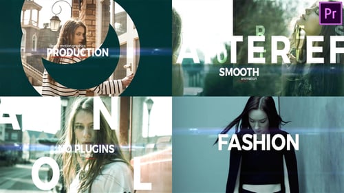Dynamic Fashion Slideshow with Cinematic Overlays