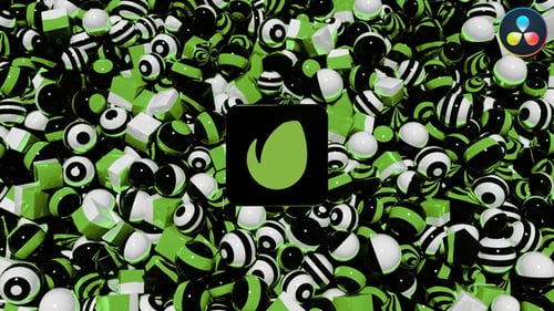 3D Abstract Shapes Logo | DaVinci Resolve
