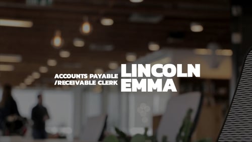 Clean Professional Lower Thirds Title Animations