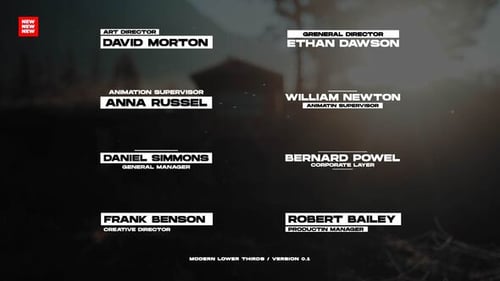 Animated Lower Thirds Pack for Professional Video Productions