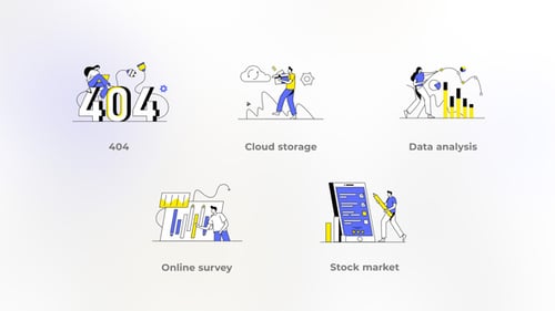 Cloud storage - Minimal concept