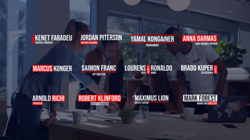 Clean Minimal Lower Thirds Pack for Corporate Video