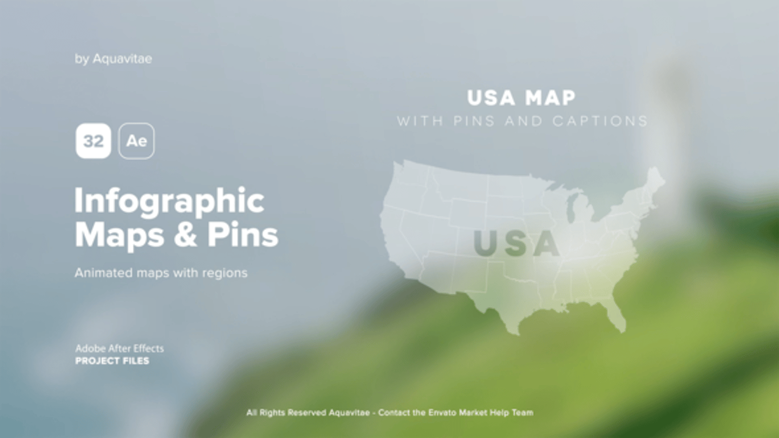 Animated Infographic Maps with Customizable Data Pins, Infographics ft ...