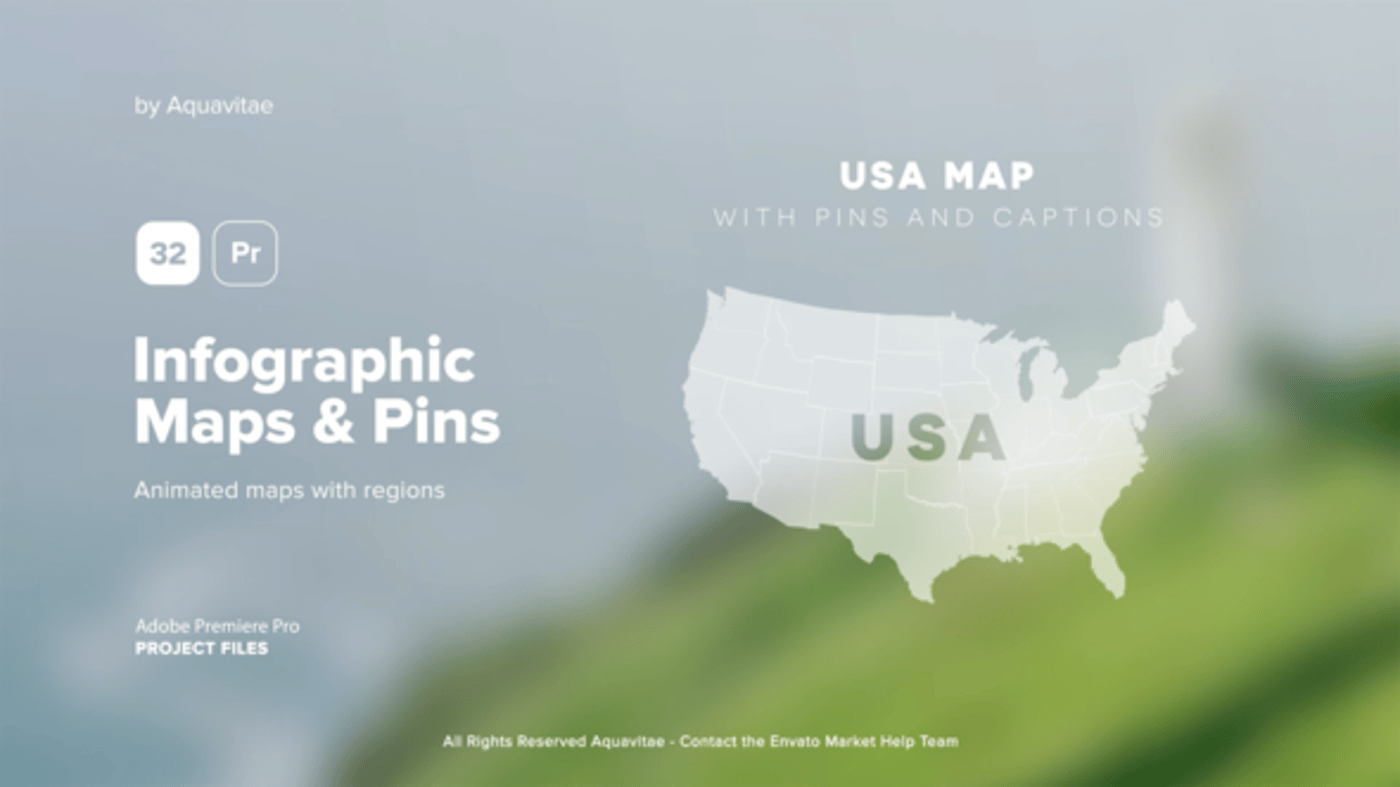 Animated Infographic Maps with Location Pins and Data Callouts ...