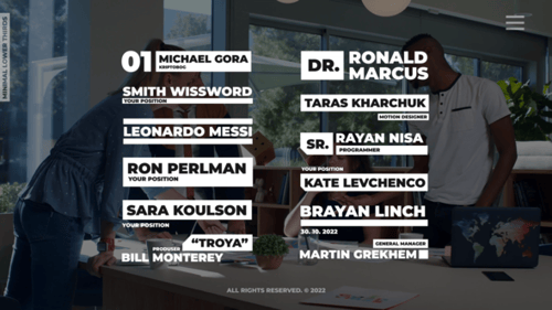 Minimal Lower Thirds \ AE