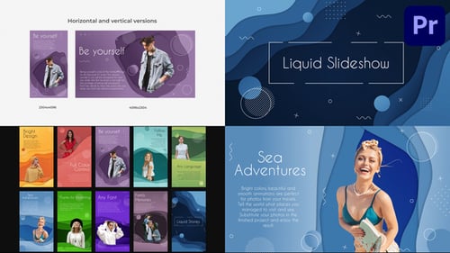 Liquid Colorful Slideshow for Premiere Pro
