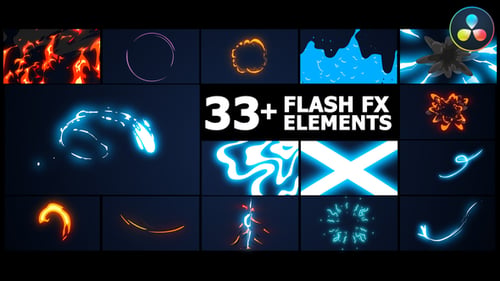 Paquete de elementos Flash FX 03 | DaVinci Resolve