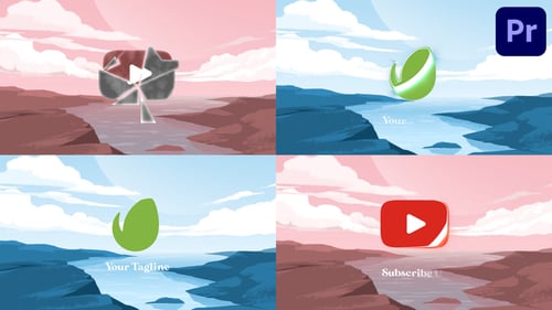 Shards Painting logo for Premiere Pro