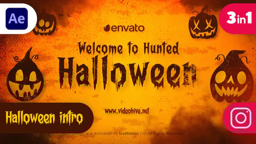 Halloween Titles || Halloween Intro (3 in 1)