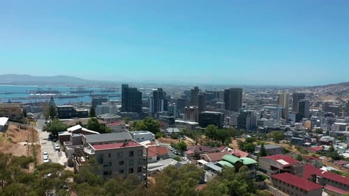 Coronavirus Lockdown in Cape Town South Africa City Streets Empty Streets