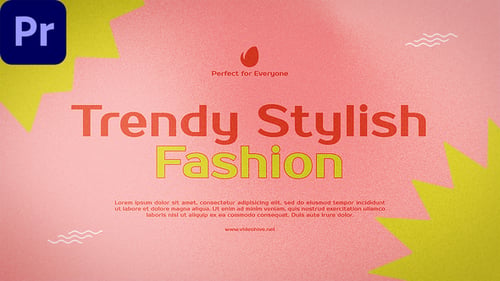 Trendy Stylish Fashion Promo |MOGRT|
