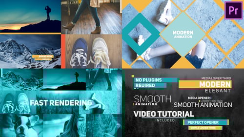 Clean Modern Opener and Lower Thirds Pack