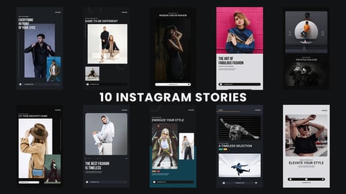 Clean Minimalist Social Media Vertical Stories Pack
