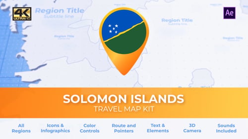 Mapa de las Islas Salomón - Mapa turístico de las Islas Salomón