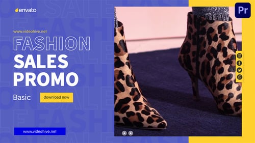 Modern Fashion Promotion with Dynamic Geometric Transitions